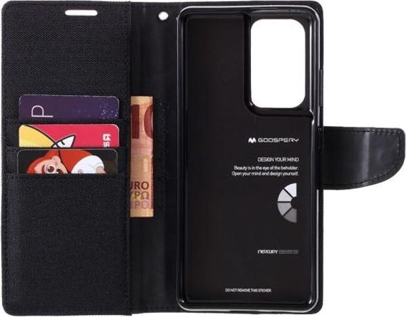 Actual product image Goospery Canvas Diary Series (Samsung Galaxy S21 Ultra)