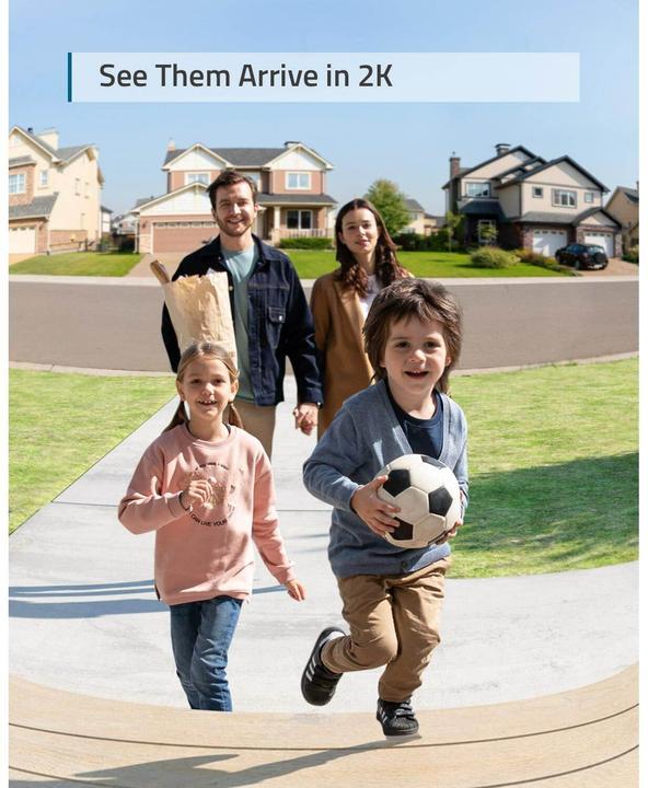 Actual product image eufy 2K Video Doorbell (Add on only) (Wireless)