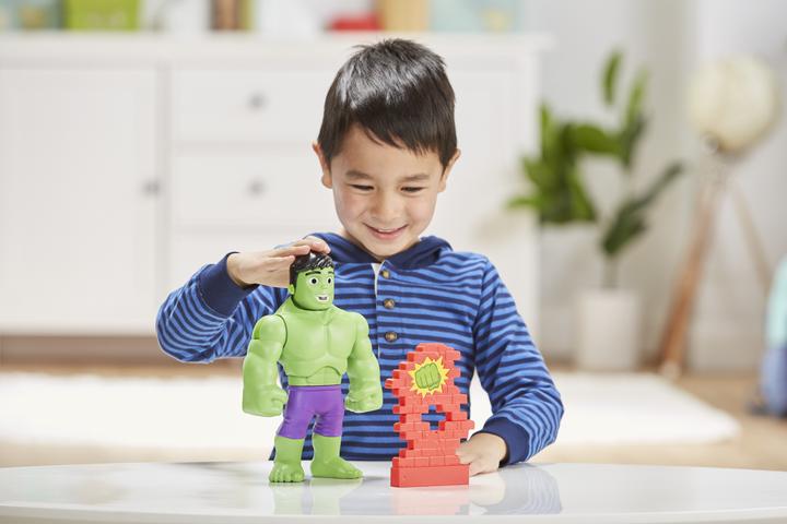 Actual product image Hasbro Butterfly Power Hulk Preschool Toy, 25 cm tall Hulk Actio