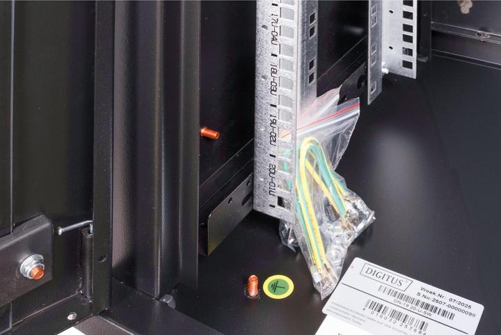 Produktbild Digitus 20HE Wandgehäuse 998x600x450 mm Farbe Schwarz RAL 9005 (20 HE, 19 Zoll Rack)