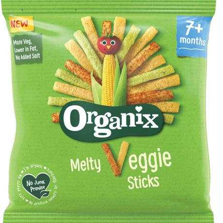 Produktbild Organix Knabberspass Veggie Sticks (15 g)
