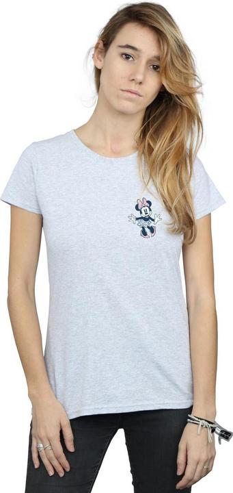 Immagine prodotto Disney Minnie Mouse Dancing Chest Maglietta Donna (L)