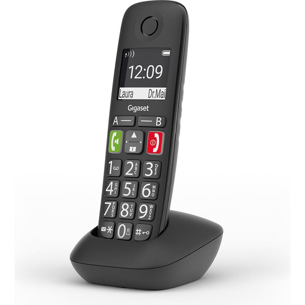 Gigaset E290HX, Telefon, Schwarz