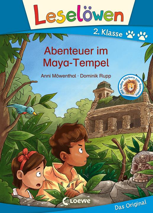 Image du produit Leselöwen 2. Klasse - Abenteuer im Maya-Tempel (Allemand, Anni Möwenthal, Dominik Rupp, Livres de première lecture Loewe, 2021)