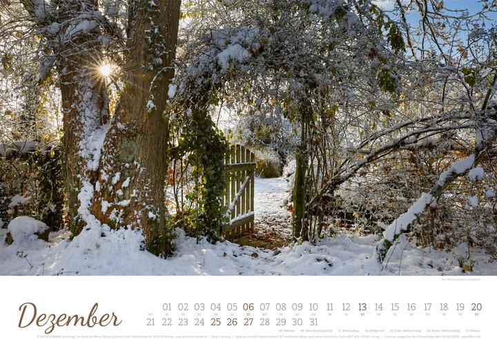 Image du produit Zauberhafte Landgärten Kalender 2026 (45 x 33 cm, Allemand)