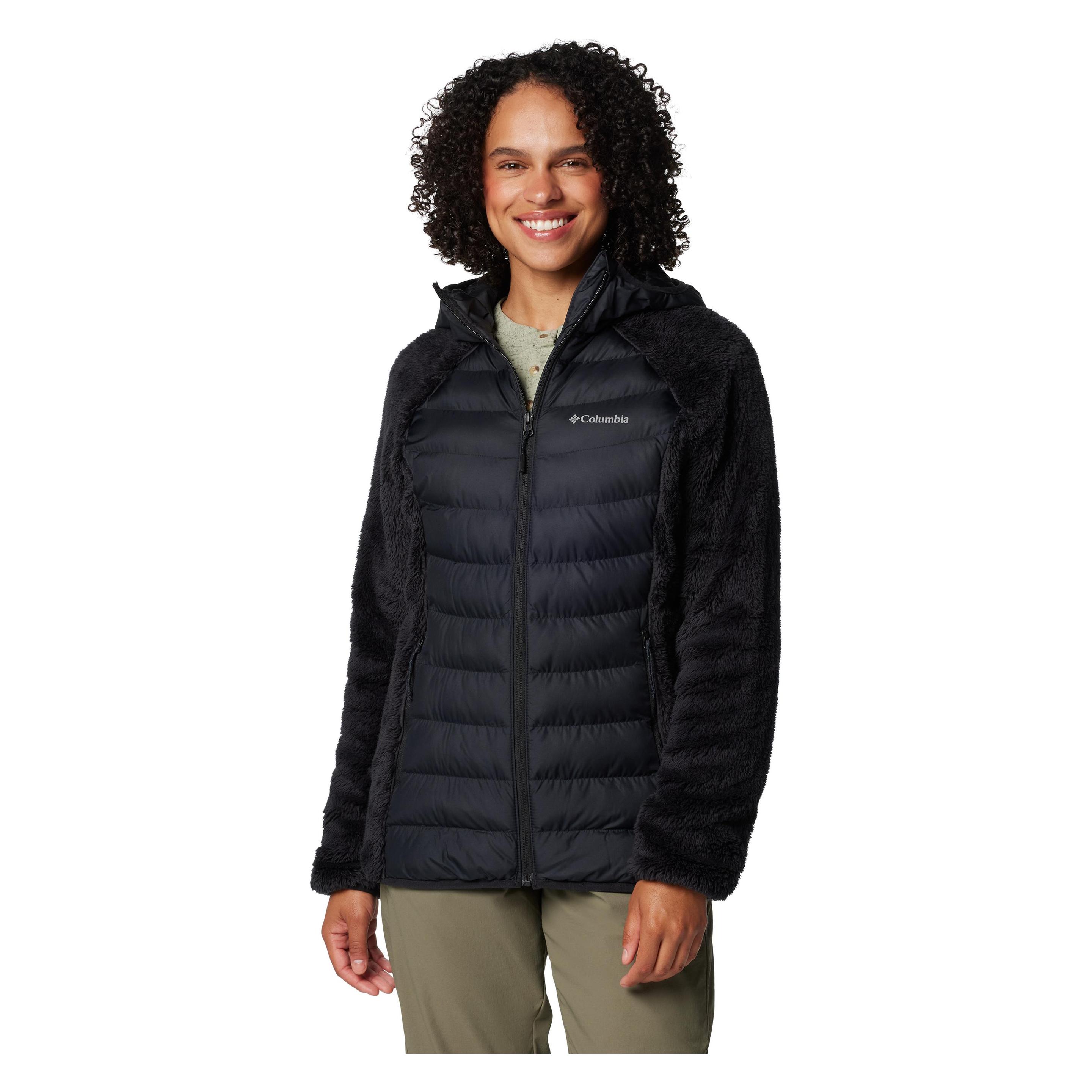 Columbia, Damen, Outdoorjacken, Powder Lite™ Ii Sherpa Hybrid Jacket (Xl), Schwarz, Xl