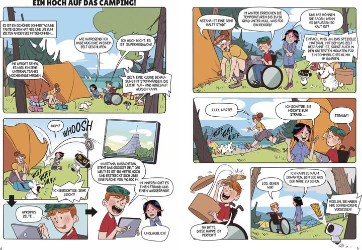 Actual product image National Geographic Wildes Wetter. Entdecke die extremsten Phänomene (Kreativ lernen mit Comics) (German, Fausto Chiodoni, Martina Naldi, Massimo Miato, Valentina Cambi, 2024)