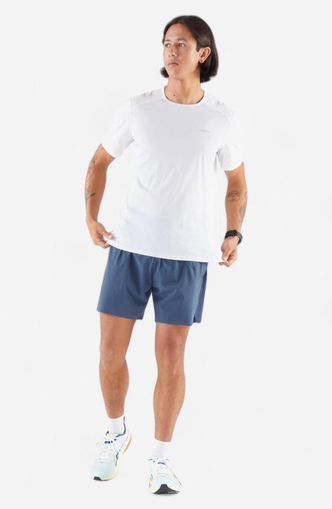 Actual product image Kiprun Laufshirt kurzarm Herren atmungsaktiv - Run weiss (L)