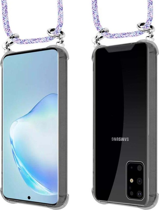 Produktbild Cadorabo TPU Handy Kette SILBER Cover