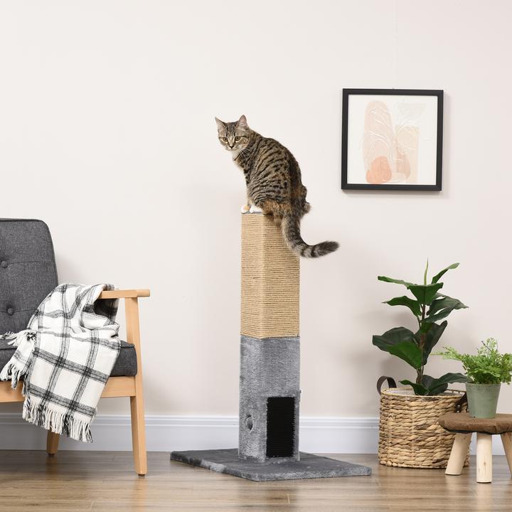 Actual product image PawHut Scratching post (79 cm, Grey)