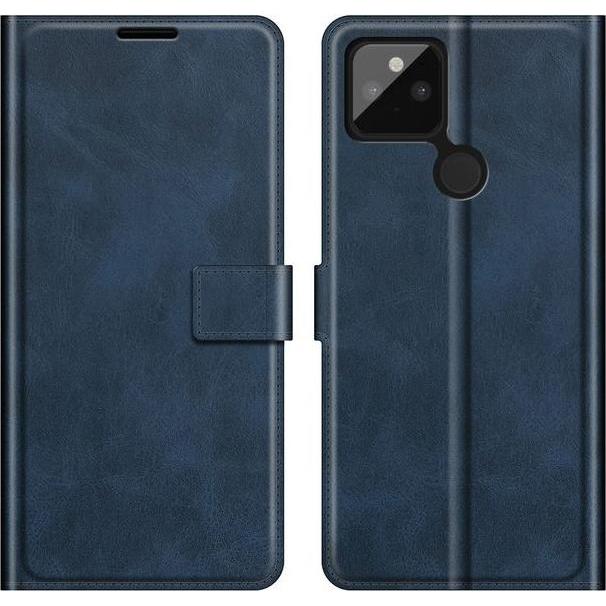 Thumbnail - MU Classic Classic II Leder Bookcover Series (Google Pixel 5a), Smartphone Hülle, Blau