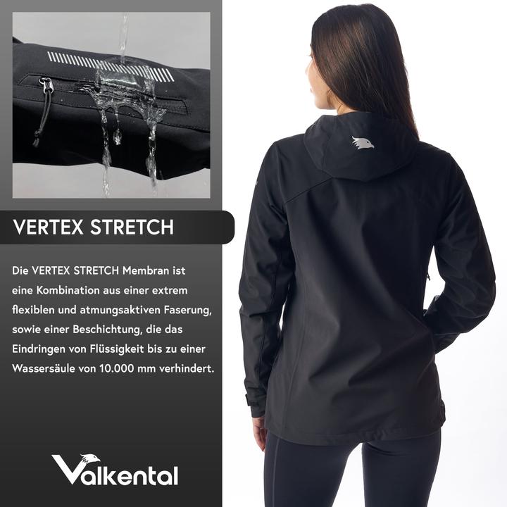 Produktbild Valkental Funktionale & reflektierende Softshelljacke für Outdooraktivitäten - Damen (XS)