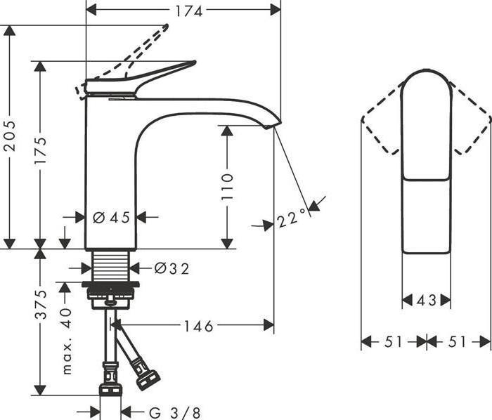 Actual product image hansgrohe 75022000