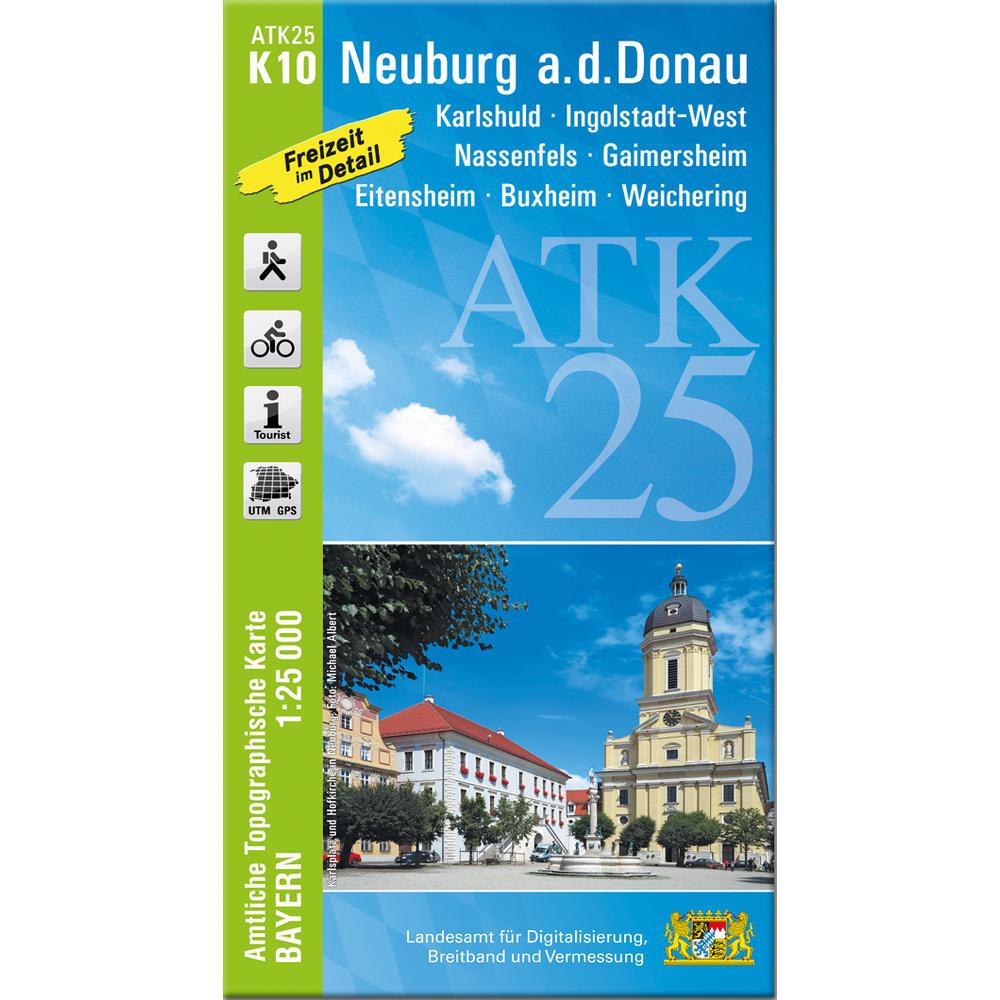 ATK25-K10 Neuburg a.d.Donau (Amtliche T, Landkarte