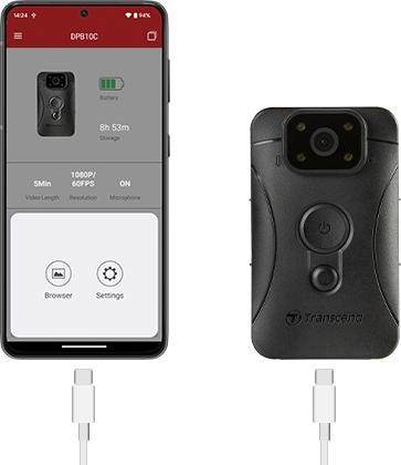 Produktbild Transcend BODY CAMERA DRIVE PRO BODY 10C/64GB TS64GDPB10C