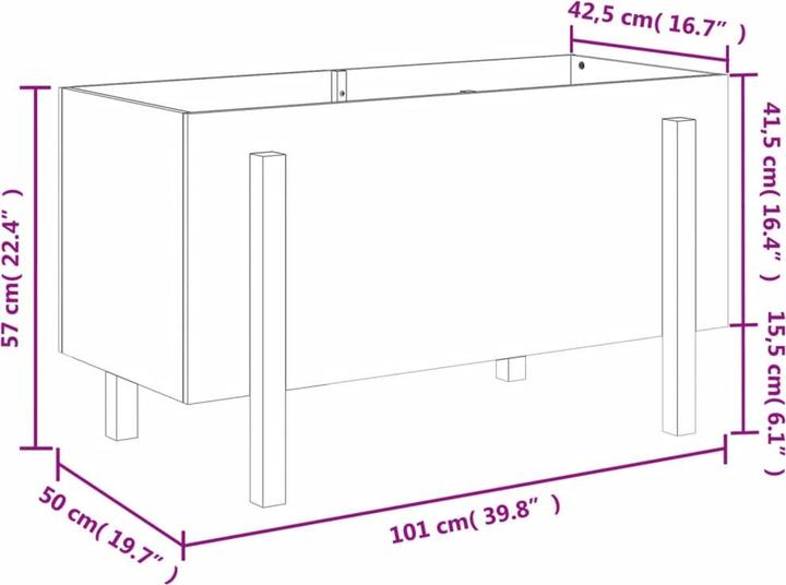Produktbild vidaXL Vithleam