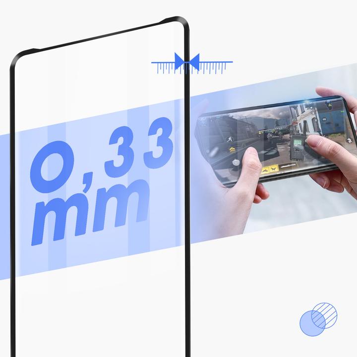 Produktbild Bigben Glas Schutzfolie, Bildschirmschutz (1 Stück, Motorola Edge 30 Neo)