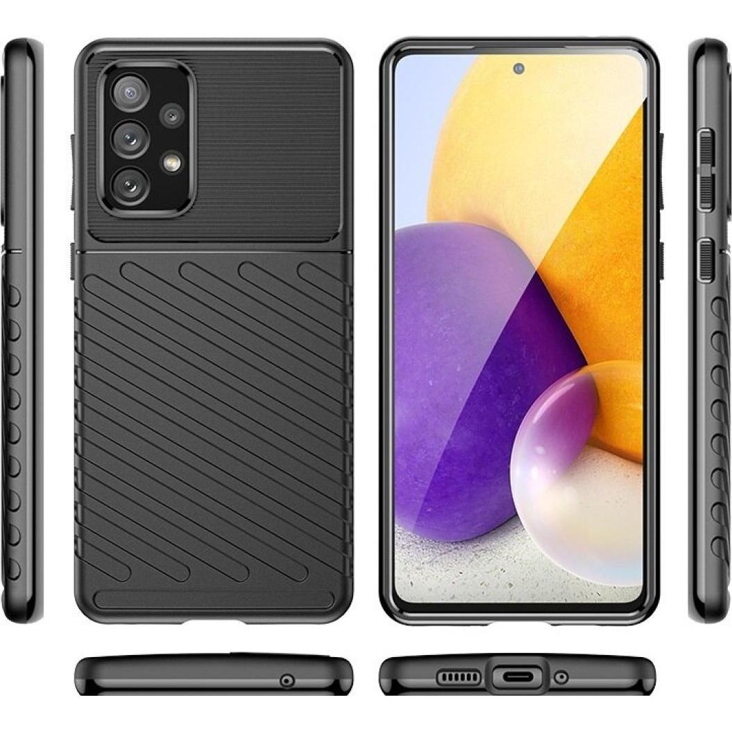 Thumbnail - Screenguard Samsung Galaxy A33 5G SpaceCase Impact-Resistant Hülle (Samsung Galaxy A33 5G), Smartphone Hülle, Schwarz