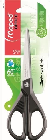 Actual product image Maped Essentials Green scissors, round, length: 170 mm (17 cm)