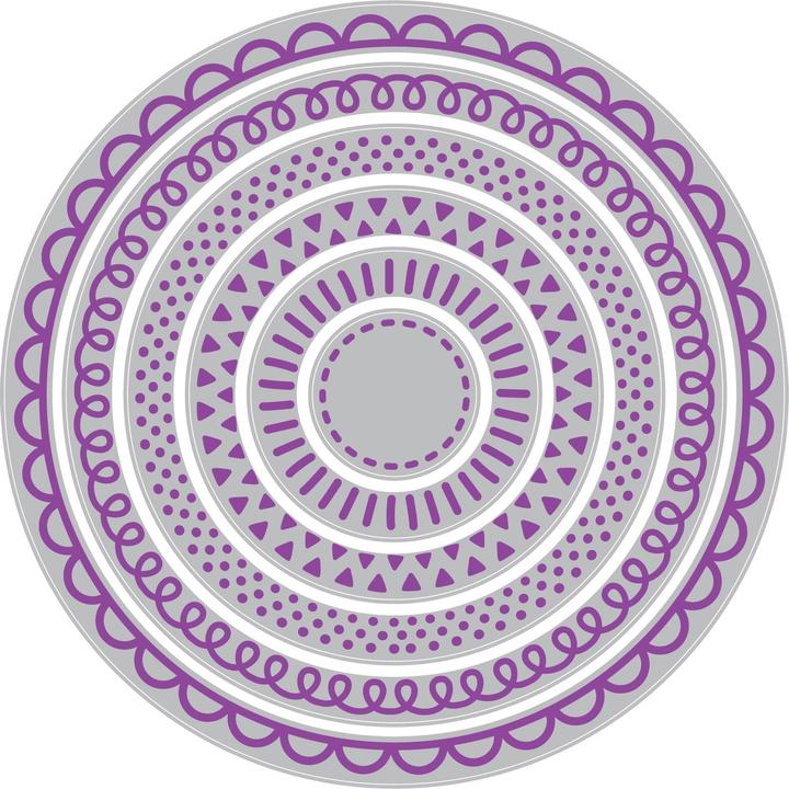 Produktbild Sizzix Thinlits Stanzschablone "Party Circles by Catherine Pooler"