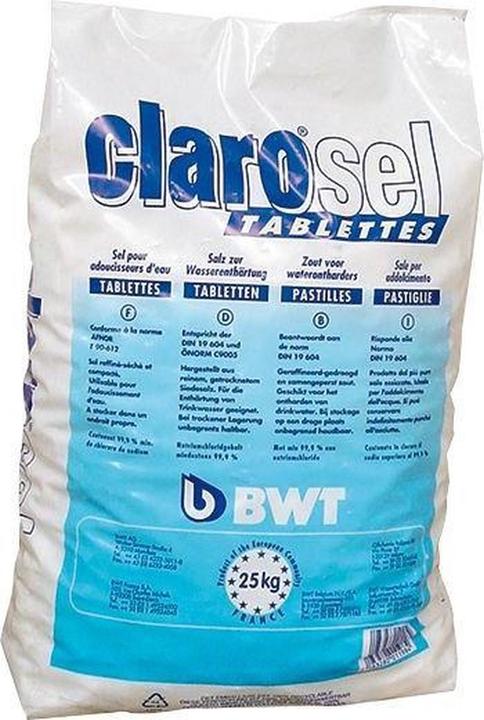 Produktbild BWT Perla Tabs Salz 25 kg Sack - Lebensmittelzugelassenes Salz, Regeneration von Weichmachern.