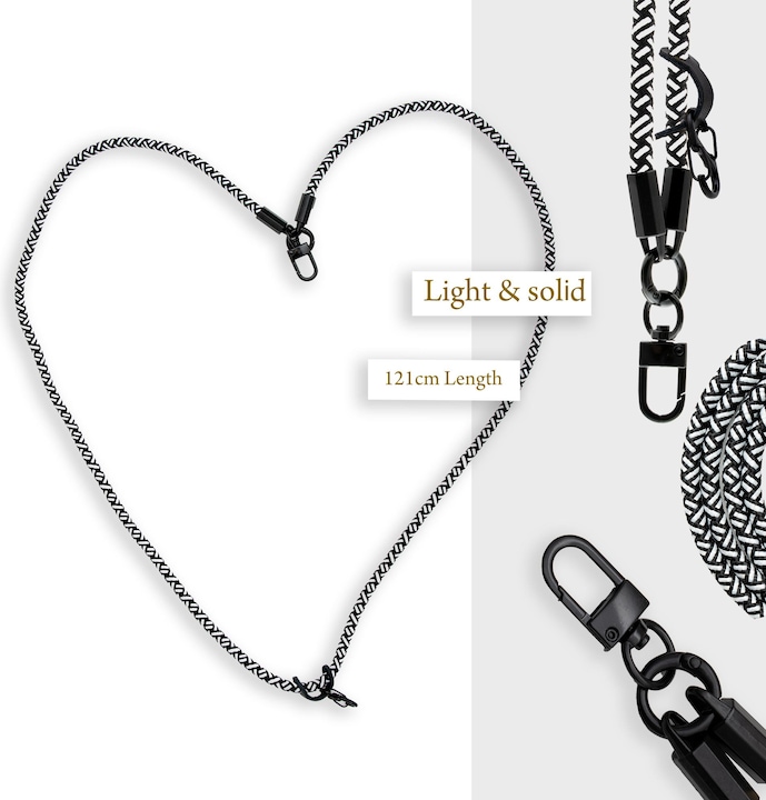 Actual product image Cadorabo Chain case for ZTE Nubia Red Magic 3 necklace cover adjustable