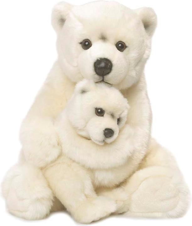 WWF Eisbär mit Baby (28 cm)