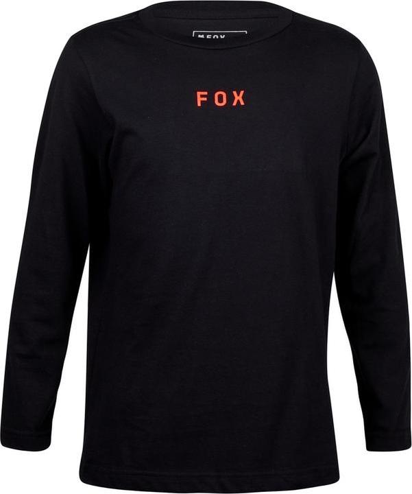 Actual product image Fox Tee 23 Yth Magnetic Ls Blk Ym (M)
