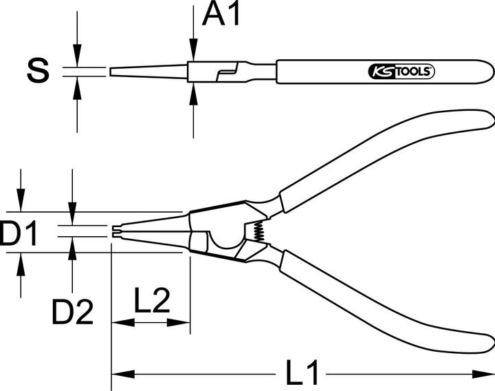 Image du produit KS Tools 119.2058 (180 mm)