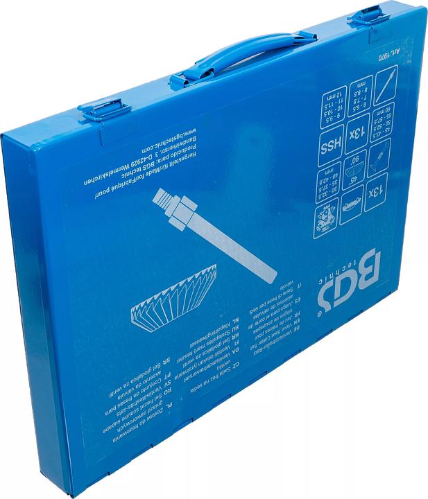 Image du produit BGS Jeu de fraises pour sièges de soupapes, 30 60 mm, 27 pièces