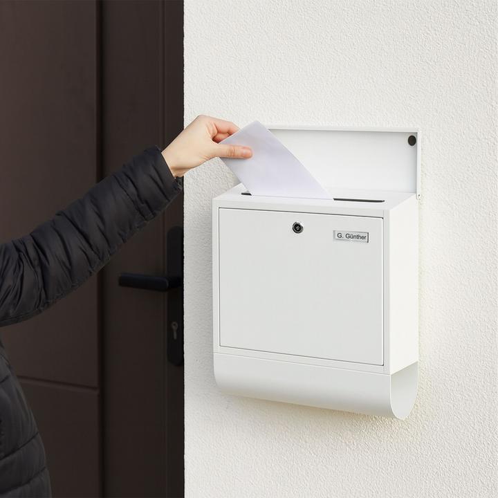 Produktbild Relaxdays Briefkasten mit Zeitungsfach