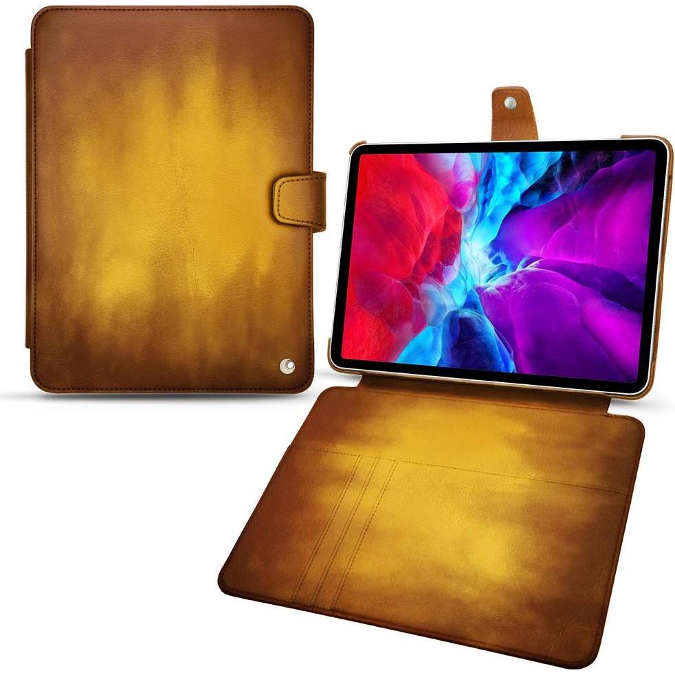 Noreve Lederschutzhülle Wallet (iPad Pro 11 2020 (2. Gen)), Tablet Hülle, Gold