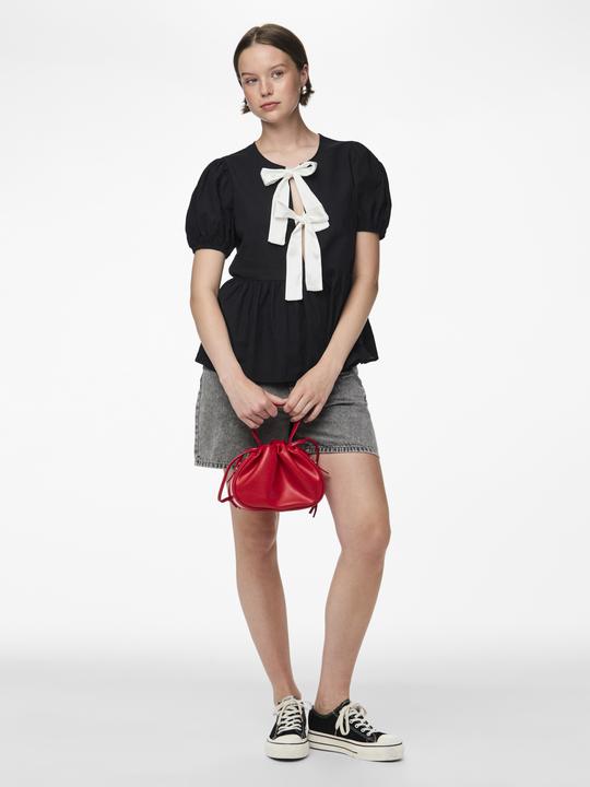 Actual product image Pieces PCGOLLY top with puff sleeves (S)