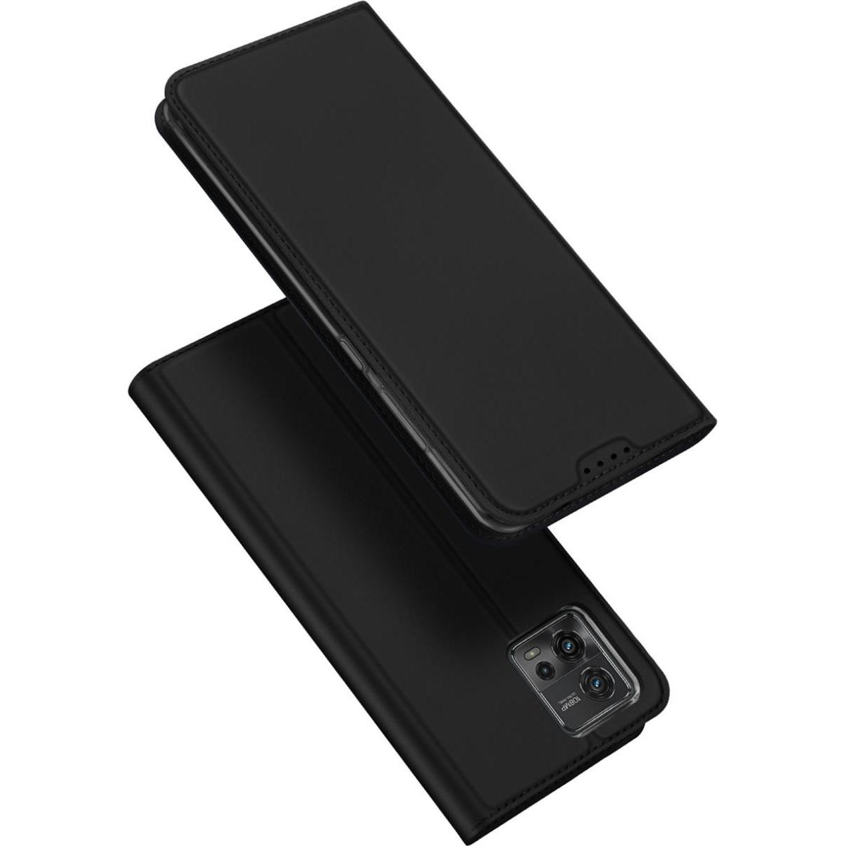 Dux Ducis Skin Pro Series Bookcover (Motorola Moto G72), Smartphone Hülle, Schwarz