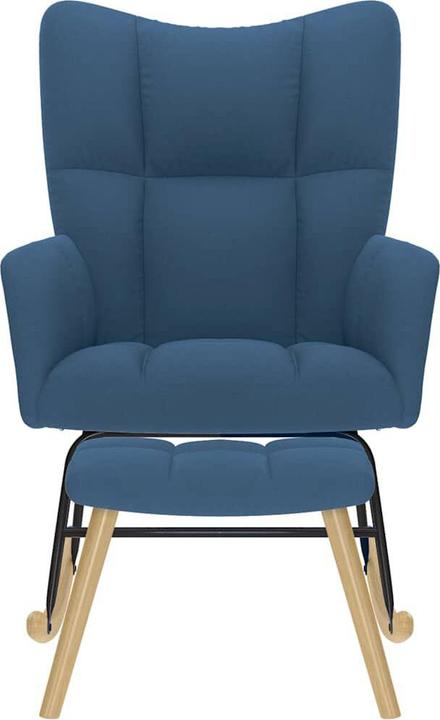 Produktbild vidaXL Schaukelstuhl mit Fusshocker