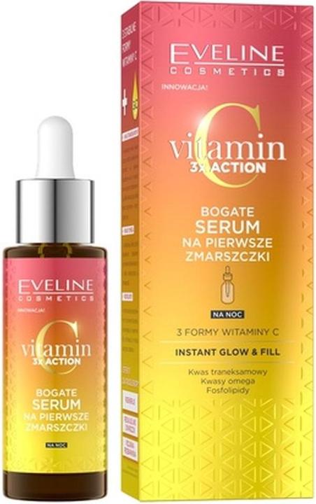 Eveline VITAMIN C 3XACTION Serum na noc drop (30 ml)
