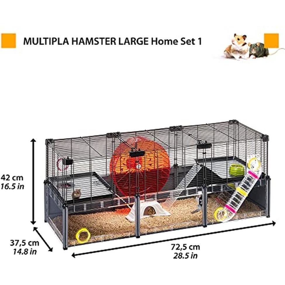 Cage pour Hamster - H42 cm - Ferplast Multipla Large