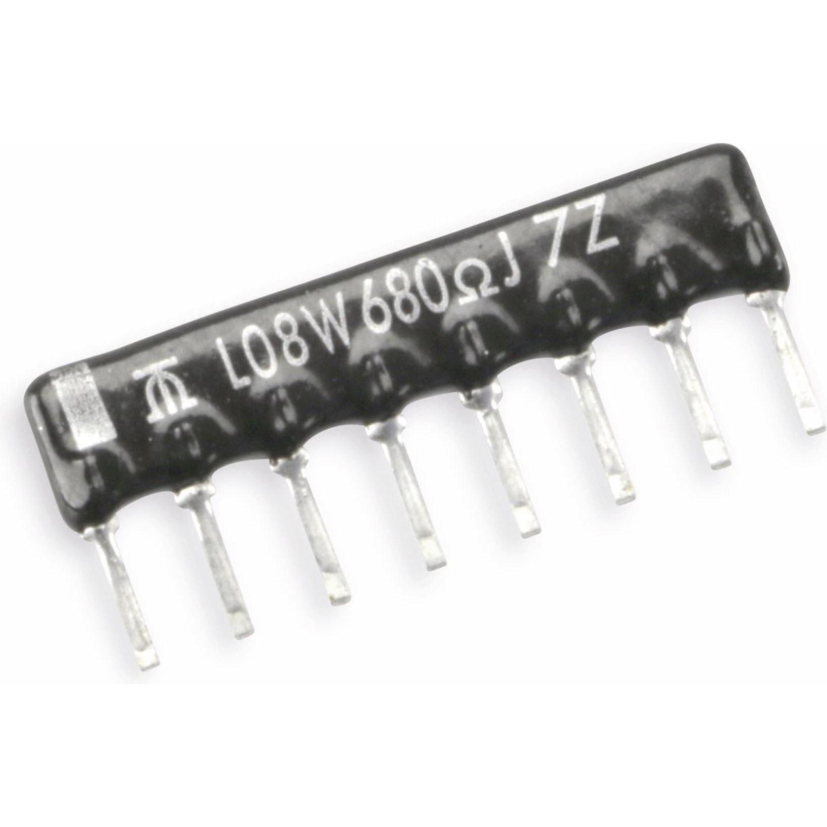 Thumbnail - Tancap TECHNOLOGY Widerstands-Netzwerk, 9P/8R, SIP, 47 kΩ 2%, Widerstand