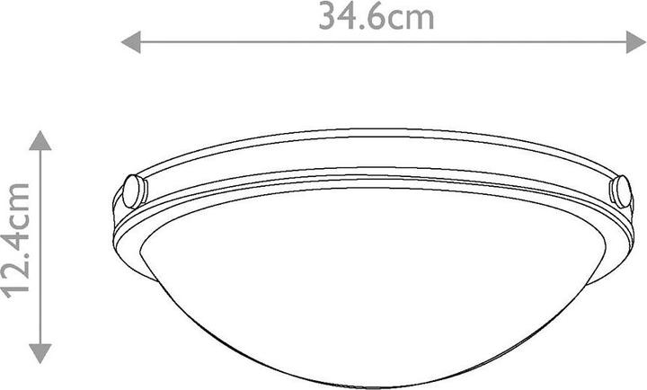 Produktbild Elstead Lighting Collier Deckenleuchte E27 2-fach Heritage Messing (E27)