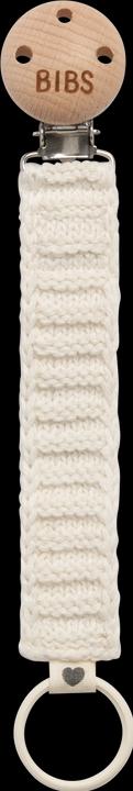 Bibs Nuggi Clip Knitted Ivory (1 x, ab Geburt)