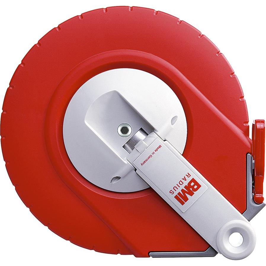 BMI, Längenmesswerkzeug, Kapselbandmass RADIUS Länge 20 m Bandbreite 13 mm mm/cm EG II Kunststoff Stahlmassband (Metrisc...
