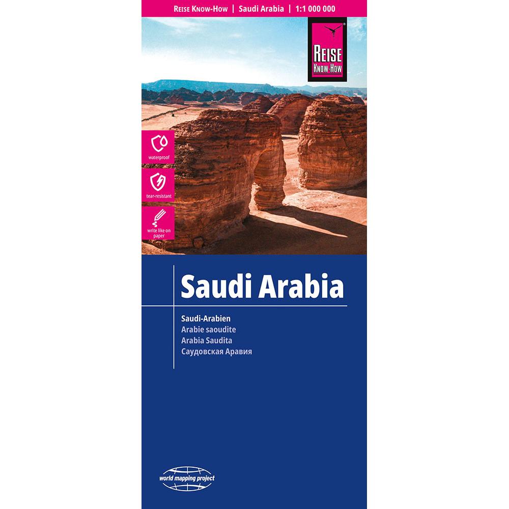 Landkarte Saudi-Arabien / Saudi Arabia (1:1.800.000), Landkarte