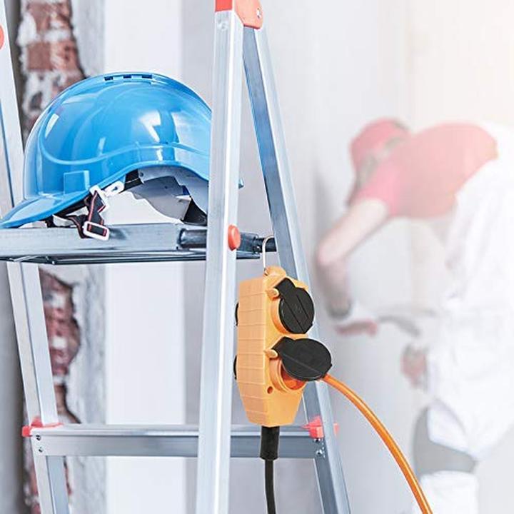 Actual product image Electraline Professional Electric Cable Reel with 4 Outlets and Fixed Circuit Board (25 m, 2.50 mm²)