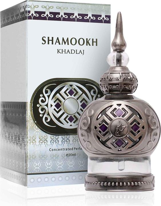 Immagine prodotto Khadlaj Shamookh Silver - profumo e profumo di cioccolato - Volume: 20 ml (Extrait De Parfum, 20 ml)