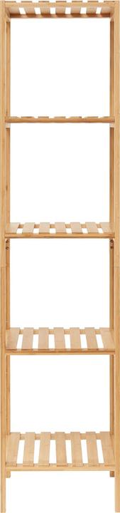 Actual product image En.Casa Standregal Lierne 140x33x34 cm Bambus Natur (33 x 34 x 140 cm)