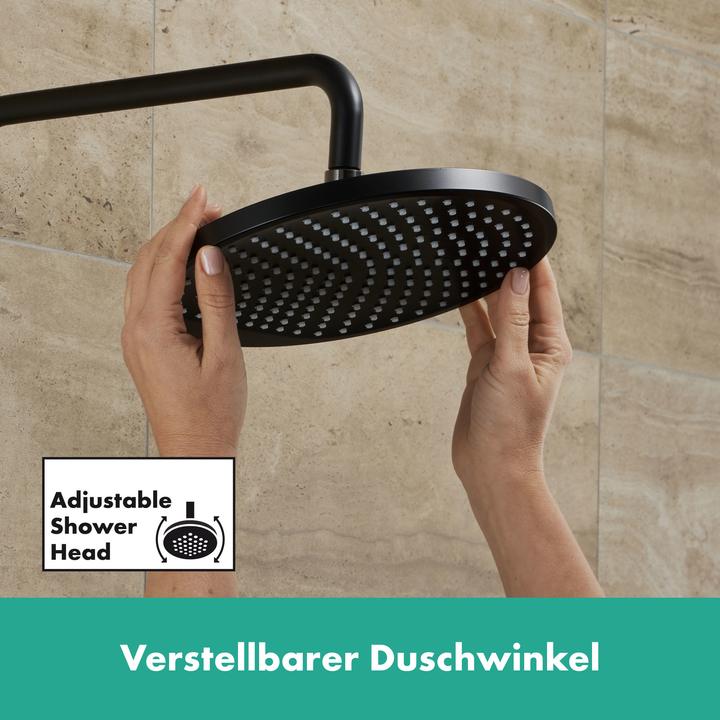 Immagine prodotto hansgrohe HG Showerpipe Vernis Blend 240 1 jet m Wannenthermostat mattschwarz