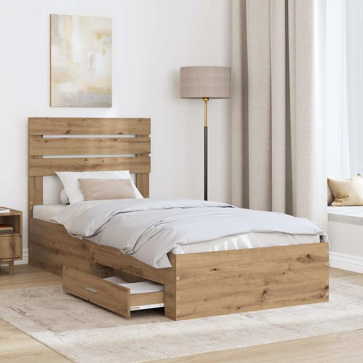 Produktbild vidaXL Aufbewahrungsbett (90 x 190 cm)