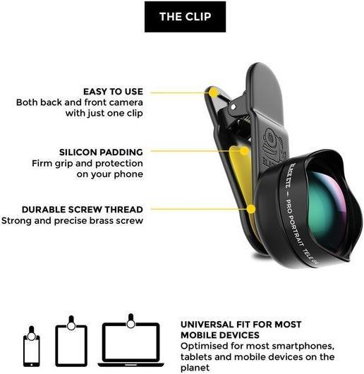 Immagine prodotto Black Eye Obiettivo Pro Portrait Tele G4