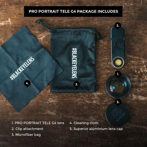 Immagine prodotto Black Eye Obiettivo Pro Portrait Tele G4