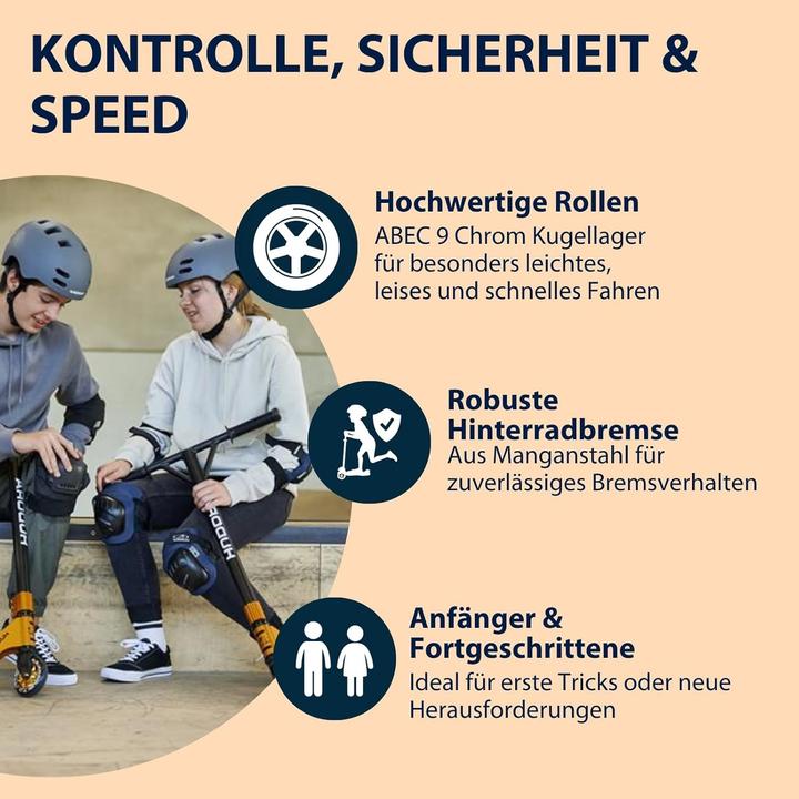 Actual product image Hudora Stunt Scooter Scooter XR-25 - Gold